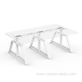 Conference desk adjustable computer stand electric height sit to stand modern meeting table